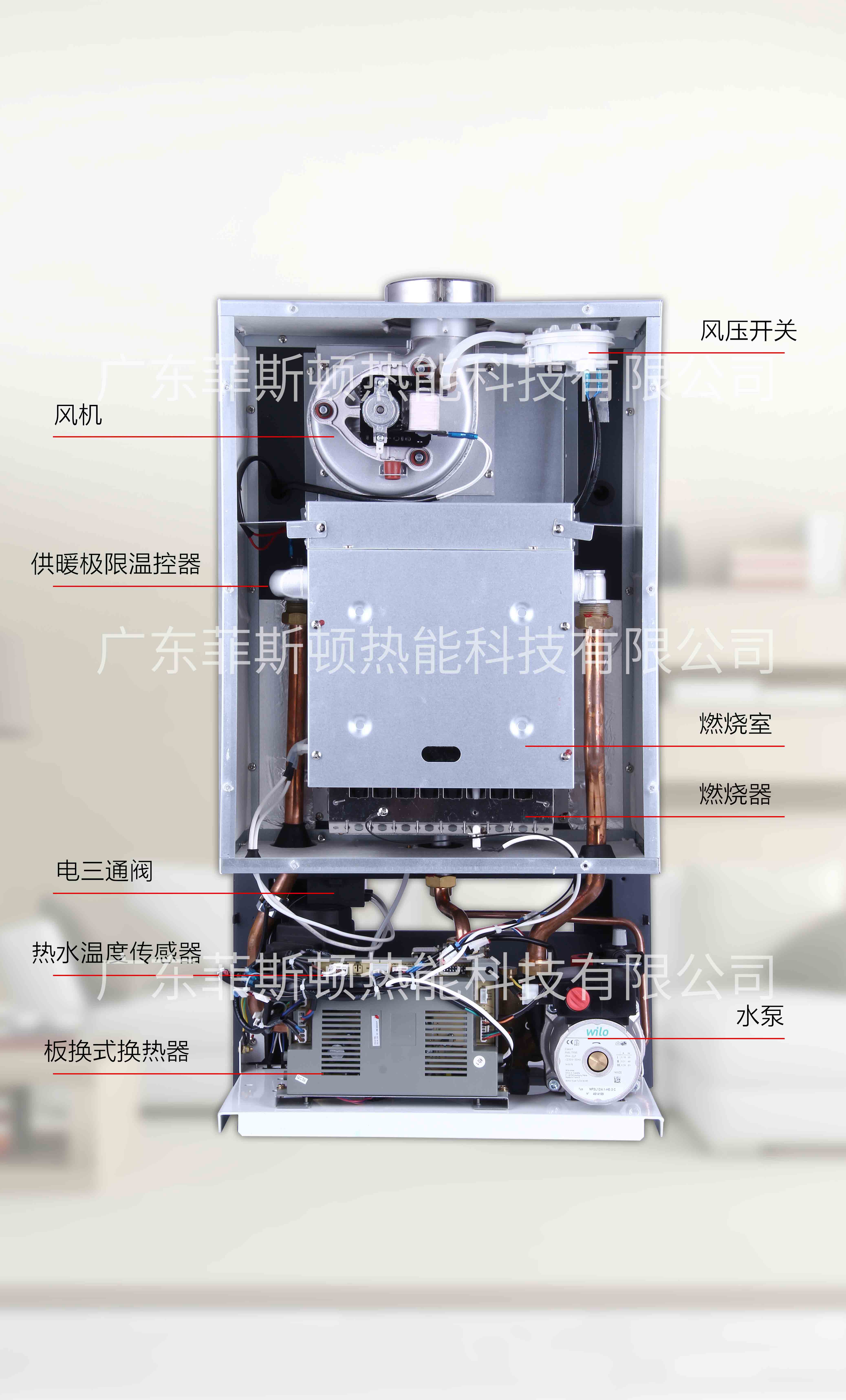 菲思盾時光E1板換壁掛爐結(jié)構(gòu)